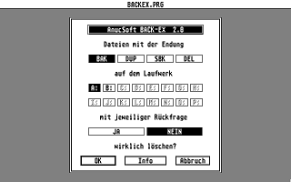 Back-Ex atari screenshot